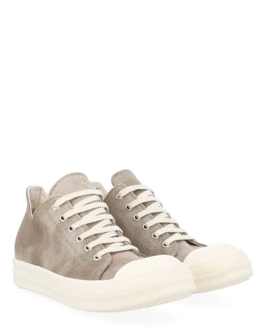 Rick Owens Natural Sneaker Low