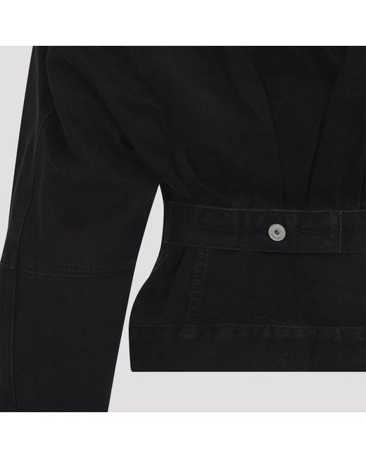 Jacquemus Black Denim Jacket Denimes