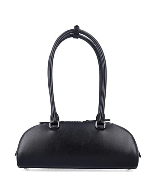 DIESEL Black 1Dr Dome Leather Bag