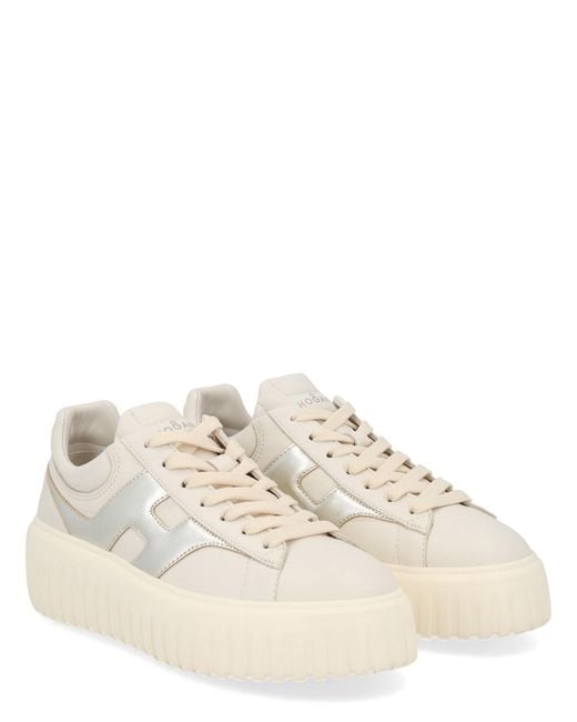 Hogan White Sneaker Hstripes