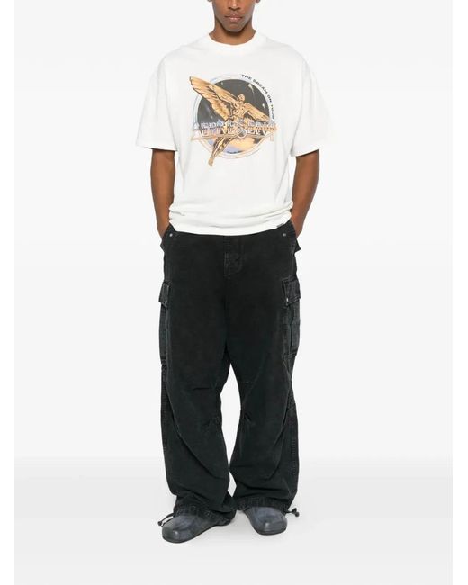 Represent White "Golden Tour" T-Shirt for men