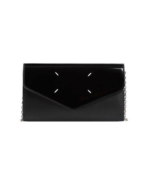 Maison Margiela Leather Wallet in Black | Lyst