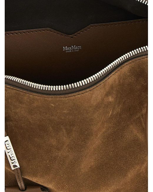 Max Mara Brown Suede Top Case