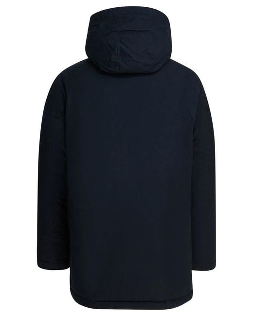 Mammut Blue Cotton Polyamide Down Feather Jacket for men