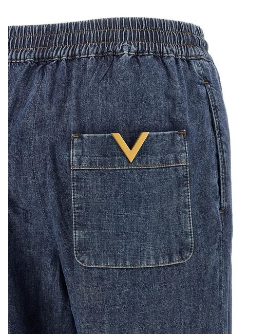 Valentino Garavani Blue Jeans Vgold