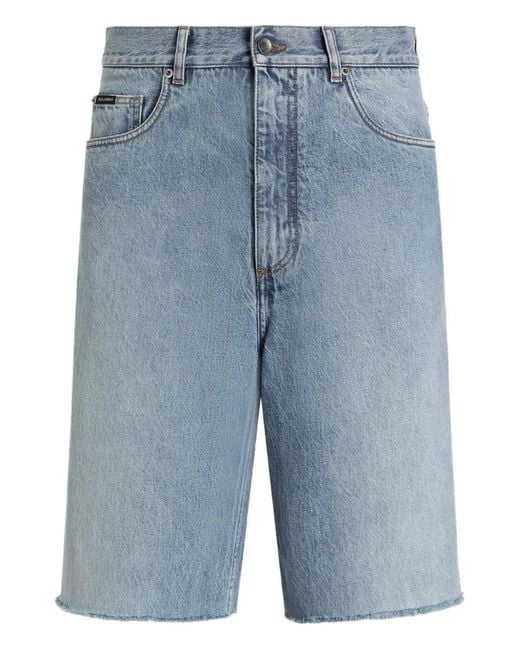 Dolce & Gabbana Blue Dolce & Gabbana Denim Shorts for men