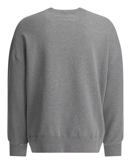Beams Plus Gray Cotton Sweatshirt for men