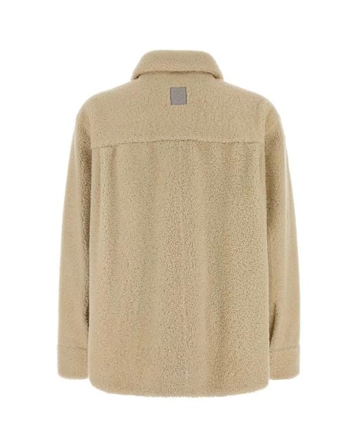 Loewe Natural Ivory Shearling Jacket for men