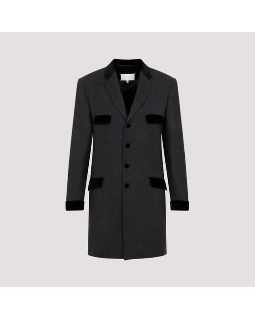 Maison Margiela Black Wool Jacket for men