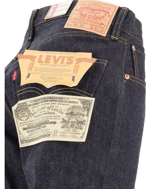Levi's Blue "501 1955" Straight-Leg Jeans for men