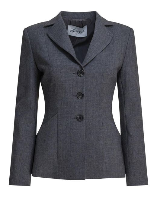 Semler Black Elastane Jacket