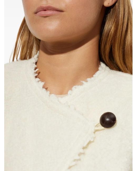 Isabel Marant White Suna Wool Blend Jacket