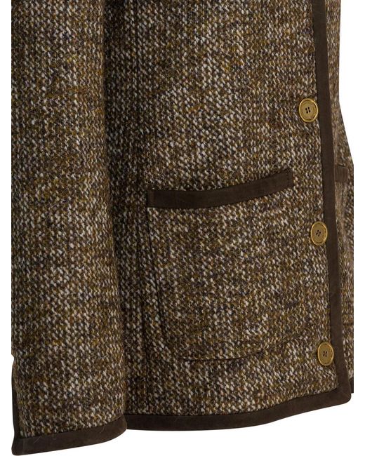 Golden Goose Deluxe Brand Green Wool Blend Jacket