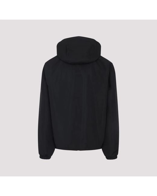 Givenchy Black Technical Fabric Hooded Jacket for men