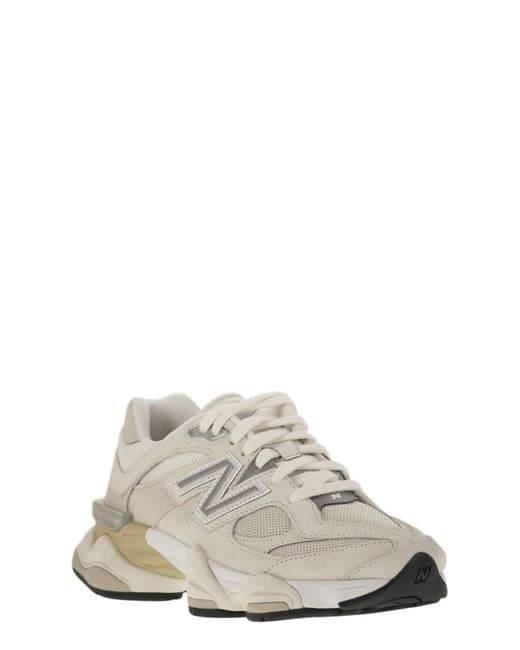 New Balance White 9060