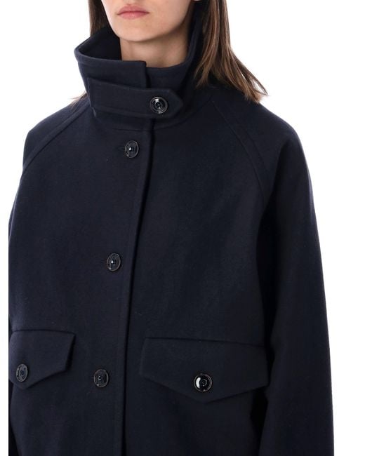 Sessun Blue Lee Wooly Short Coat