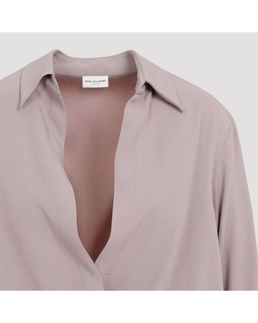 Dries Van Noten Pink Cedal 9067 W.W.Shirt