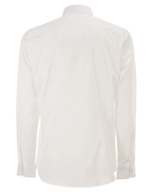 Fay White Regular Fit Shirt for men
