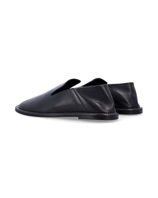AMI Blue Leather Loafers for men