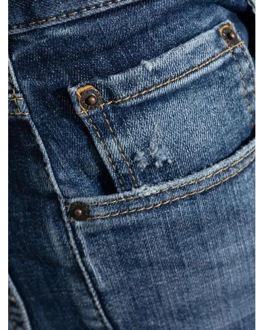 DSquared² Blue Pants 5 Pockets for men