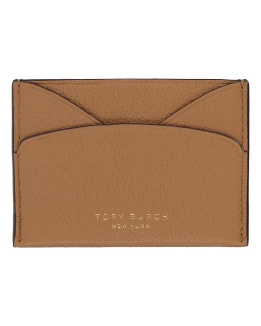 Tory Burch Brown Card Holder "Romy"