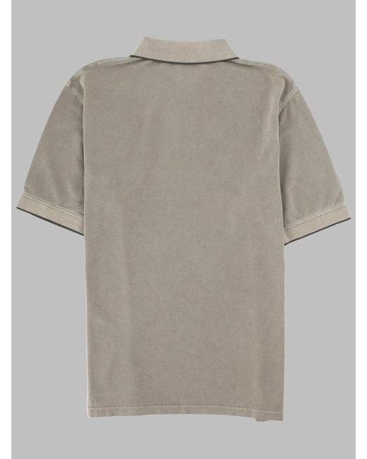 Herno Gray Polo Con Logo for men