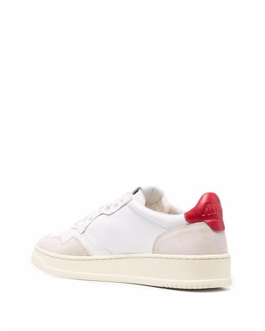 Autry White Sneaker Medalist Low for men