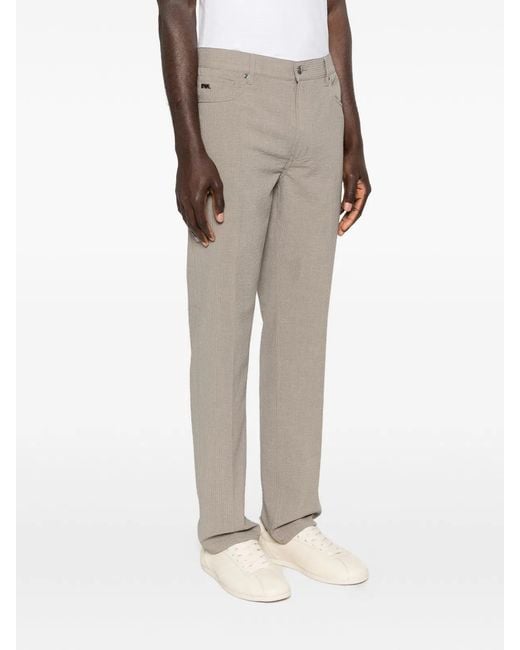 Emporio Armani Gray Polyester Pockets Pants