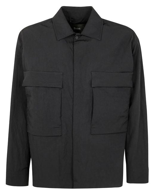 Herno Black Laminar Jacket for men