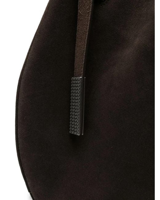 Emporio Armani Black Leather Hobo Bag