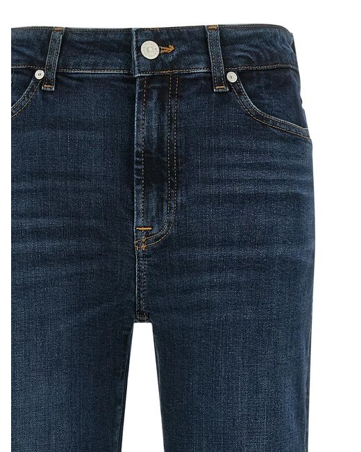 7 For All Mankind Blue 'The Leggy Bootcut' Jeans