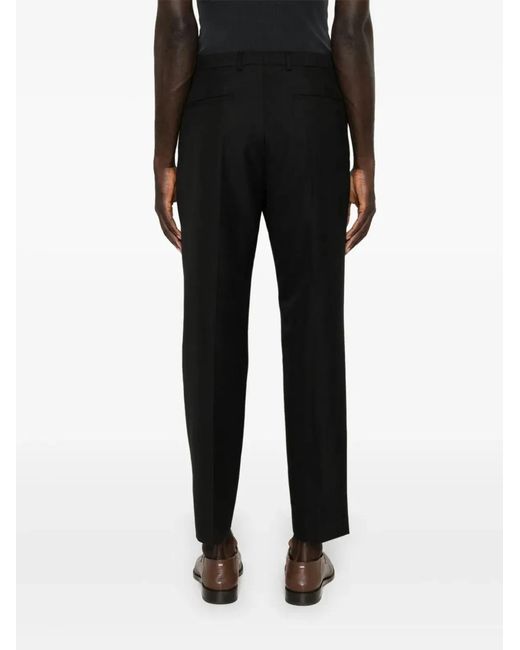 Gucci Black Polyester Wool Pants for men