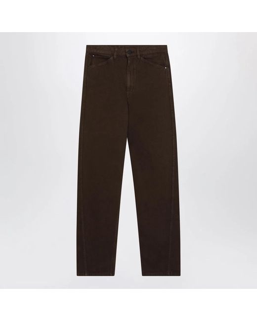 Lemaire Brown Twill Trousers