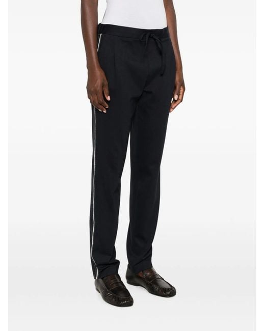 Fabiana Filippi Black Slim Fit Trousers