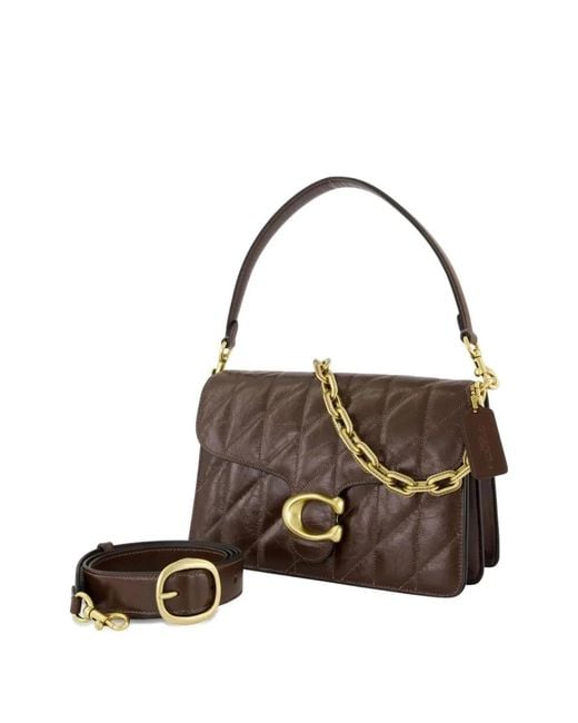 COACH Brown Tabby Shoulder Bag