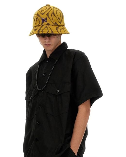 Needles Black Cotton Shirt for men