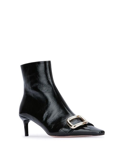 Roger Vivier Black Choc Bootie 55