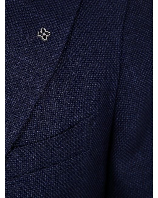 Tagliatore Blue Jacket for men