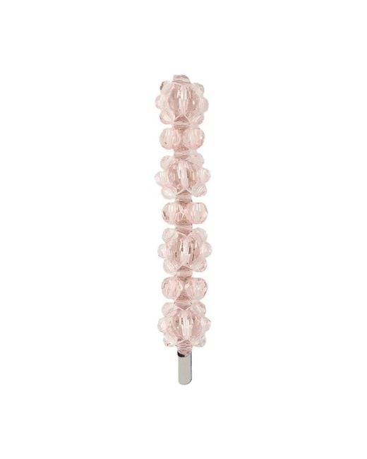 Simone Rocha Pink Flower Hair Clip