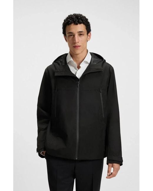 Boss Black Polyester Jacket for men