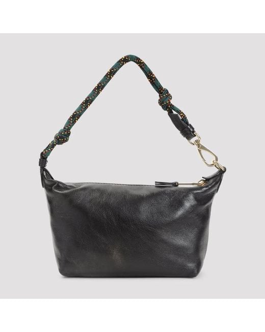 Miu Miu Black Caffè Verde Leather Pouch