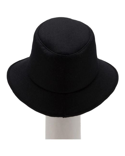 Junya Watanabe Black Wool Blend Round Hat
