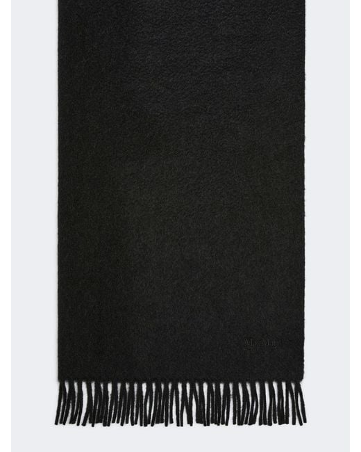 Max Mara Black Tartan Stole