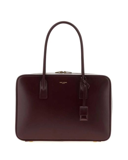 Saint Laurent Purple Sac De Jour Bag