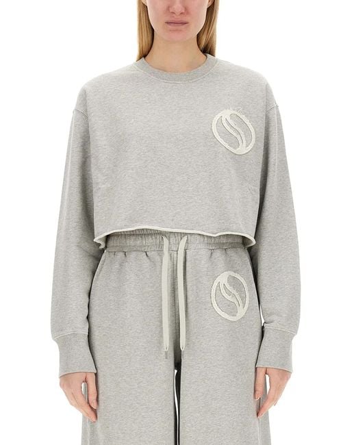 Stella McCartney Gray Sweatshirt With Logo