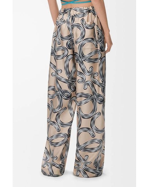 Loewe White Elasticated Trousers