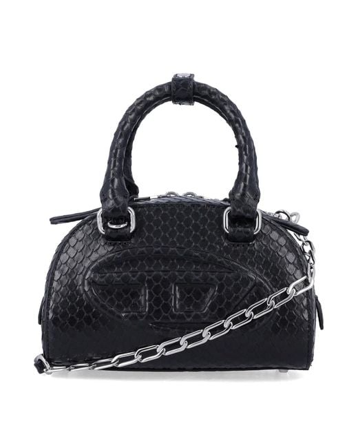 DIESEL Black 1Dr Dome Crossbody