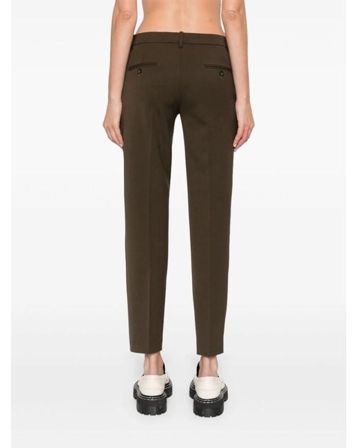 N°21 Gray Straight Trousers