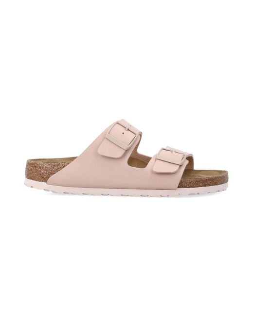 Birkenstock Pink Arizona Birko-Flor Sandals for men