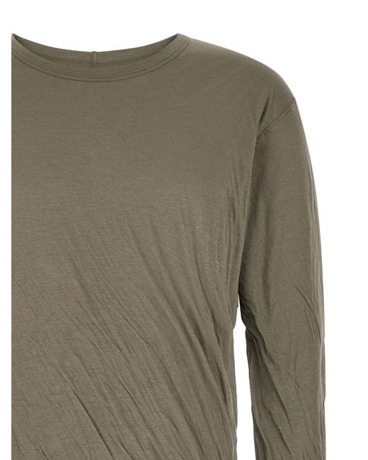 Rick Owens Gray 'Jumbo Double Ls T' T-Shirt for men